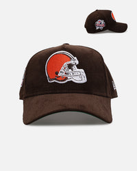 New Era Cleveland Browns 'NFL Kickoff Cord' 9FORTY A-Frame Snapback Official Team Color
