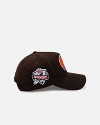 New Era Cleveland Browns 'NFL Kickoff Cord' 9FORTY A-Frame Snapback Official Team Color