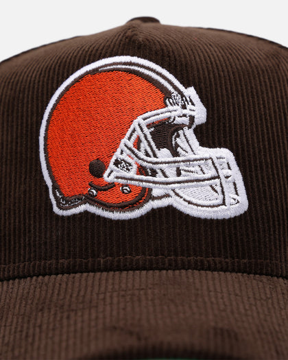 New Era Cleveland Browns 'NFL Kickoff Cord' 9FORTY A-Frame Snapback Official Team Color