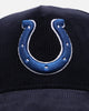New Era Indianapolis Colts 'NFL Kickoff Cord' 9FORTY A-Frame Snapback Official Team Color