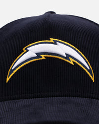 New Era Los Angeles Chargers 'NFL Kickoff Cord' 9FORTY A-Frame Snapback Official Team Color