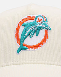 New Era Miami Dolphins 'NFL Kickoff Cord' 9FORTY A-Frame Snapback Official Team Color