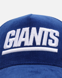 New Era New York Giants 'NFL Kickoff Cord' 9FORTY A-Frame Snapback Official Team Color