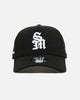 Saint Morta x New Era Logo 9FORTY A-Frame Snapback Black/White