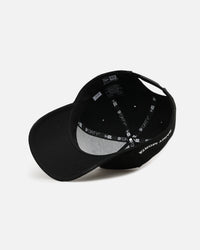 Saint Morta x New Era Logo 9FORTY A-Frame Snapback Black/White