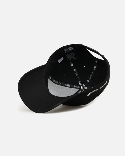 Saint Morta x New Era Logo 9FORTY A-Frame Snapback Black/White