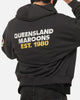 Mitchell & Ness Queensland Maroon 8 Straight Box Hoodie Washed Black