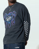 Loiter Repressed Box Long Sleeve T-Shirt Charcoal