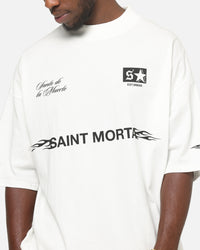 Saint Morta Speed Racing Boxy T-Shirt Off White