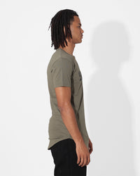 Saint Morta Cambronne Snake El Duplo T-Shirt Khaki Green