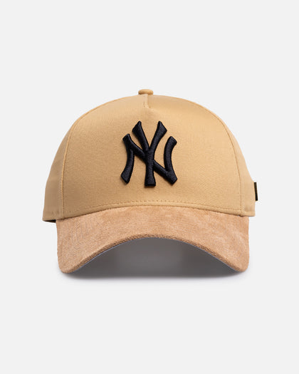 New Era New York Yankees 'Suede Visor' 9FORTY A-Frame Snapback Bronze