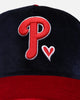 New Era Philadelphia Phillies 'Velvet Hearts' 9FORTY A-Frame Snapback Blue