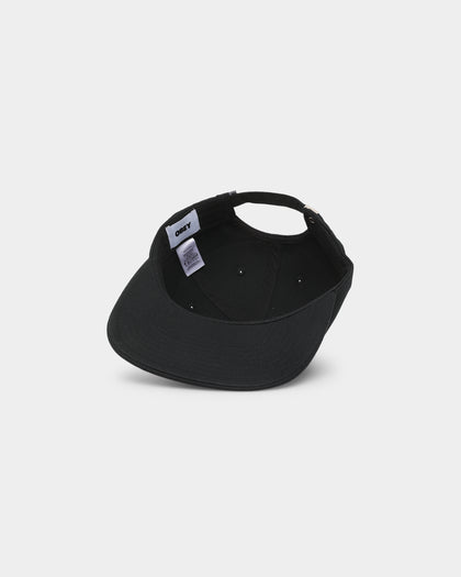 Obey Icon Patch 6-Panel Strapback Black