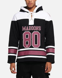 Queensland Rugby League Queensland Maroons Panel Hoodie Black