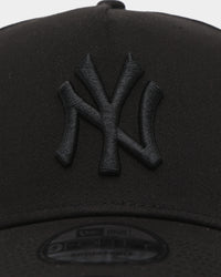 New Era New York Yankees 9FORTY A-Frame Snapback Black/Black