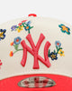 New Era New York Yankees Summer Flowers 3.0 9FORTY A-Frame Snapback Pink