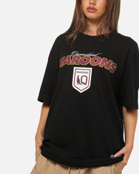 Mitchell & Ness Queensland Maroons 27 X Series Vintage T-Shirt Black