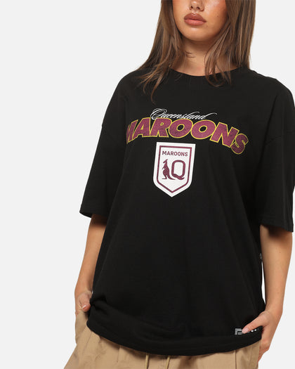 Mitchell & Ness Queensland Maroons 27 X Series Vintage T-Shirt Black