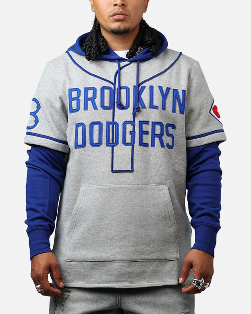 47 Brand Los Angeles Dodgers Game Hoodie Grey/Navy