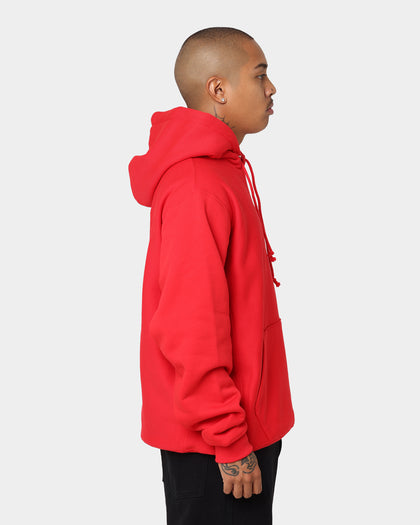 Champion Rev Weave Hoodie Red