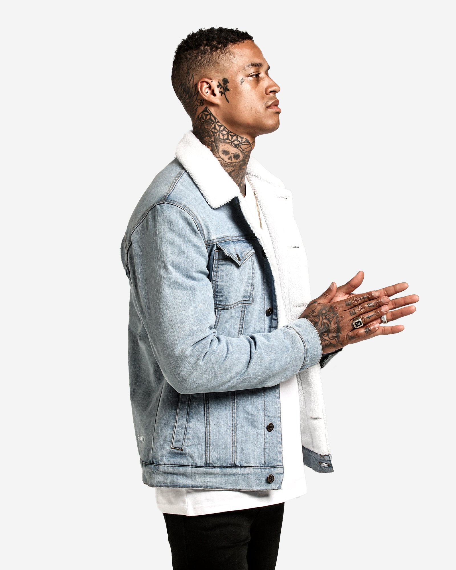 Saint Morta Sherpa Denim Jacket | Culture Kings US