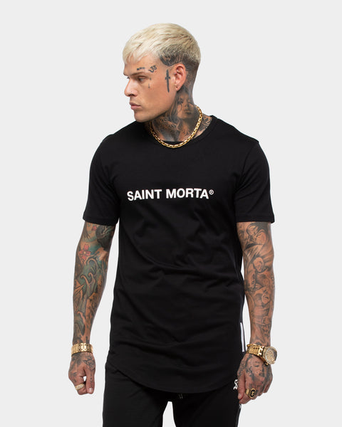 Saint Morta Official El Duplo SS Tee Black/White | Culture Kings US