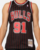 Mitchell & Ness Chicago Bulls Dennis Rodman #91 NBA Swingman Jersey Black/Red