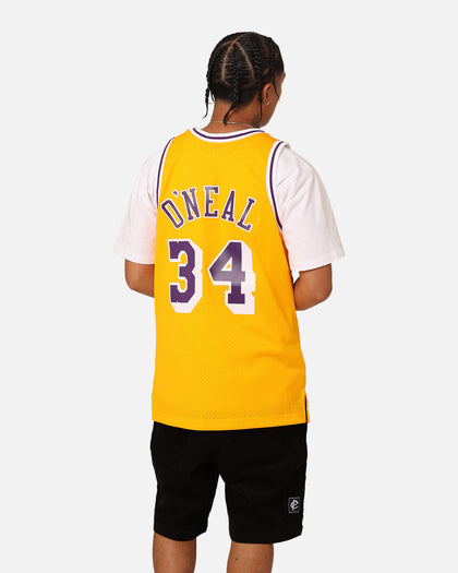 Mitchell & Ness Los Angeles Lakers Shaquille O'Neal '96-'97 #34 Swingman Jersey Yellow