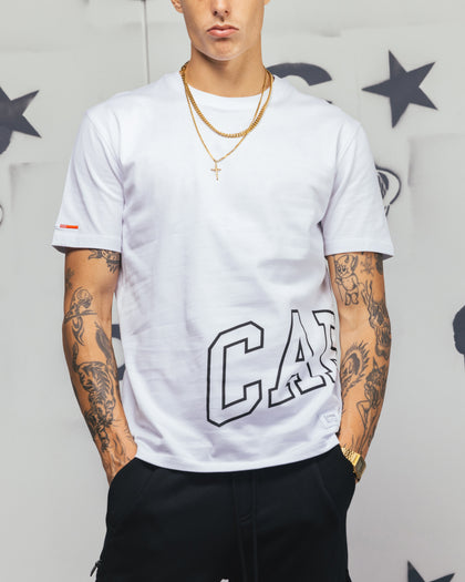 Carré Men's Enorme Classique Short Sleeve T-Shirt White