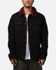 Saint Morta Men's Tartan Sherpa Denim Jacket Black/Red