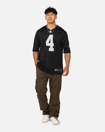 Nike Las Vegas Raiders Derek Carr #4 Game TC Jersey Black