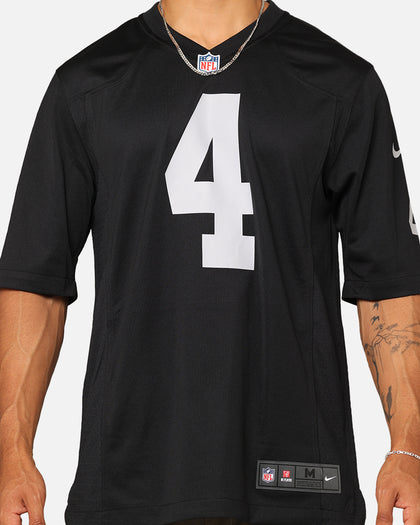 Nike Las Vegas Raiders Derek Carr #4 Game TC Jersey Black
