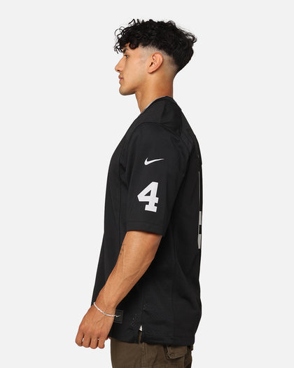 Nike Las Vegas Raiders Derek Carr #4 Game TC Jersey Black