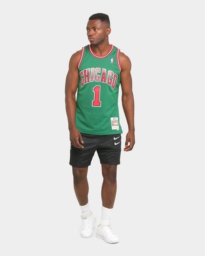 Mitchell & Ness Chicago Bulls Derrick Rose '08-'09 #1 Swingman Jersey Green