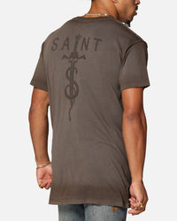 Saint Morta Daggers Lafayette T-Shirt Contrast Brown
