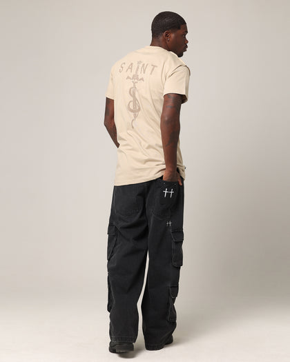 Saint Morta Daggers Lafayette T-Shirt Stone/Brown