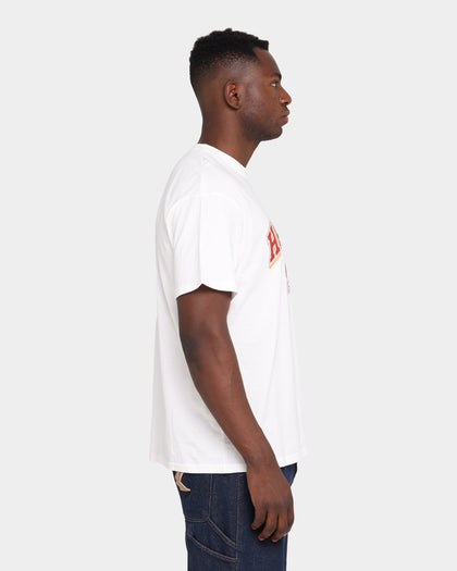 NATIONAL COLLEGIATE ATHLETIC ASSC Harvard University Team Arch Logo Vintage T-Shirt Vintage White