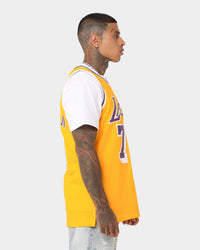 Mitchell & Ness Los Angeles Lakers Dennis Rodman #73 '98 -'99 Home Jersey Gold