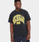 NATIONAL COLLEGIATE ATHLETIC ASSC Michigan Wolverines High Arch Logo Vintage T-Shirt Vintage Black