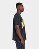 NATIONAL COLLEGIATE ATHLETIC ASSC Michigan Wolverines High Arch Logo Vintage T-Shirt Vintage Black
