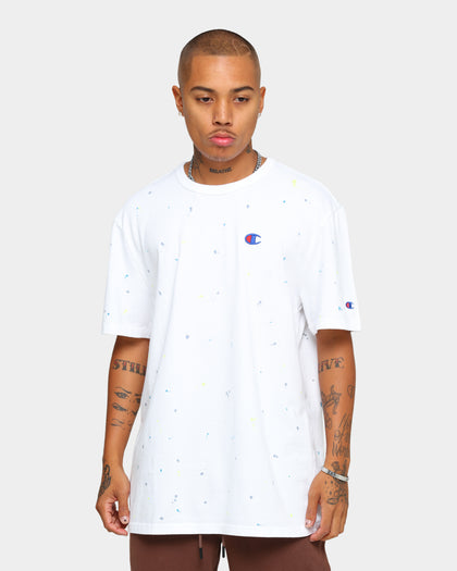 Champion Heritage Paint Splat T-Shirt White