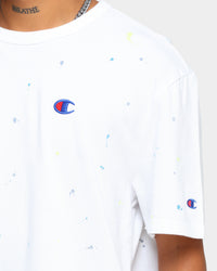 Champion Heritage Paint Splat T-Shirt White