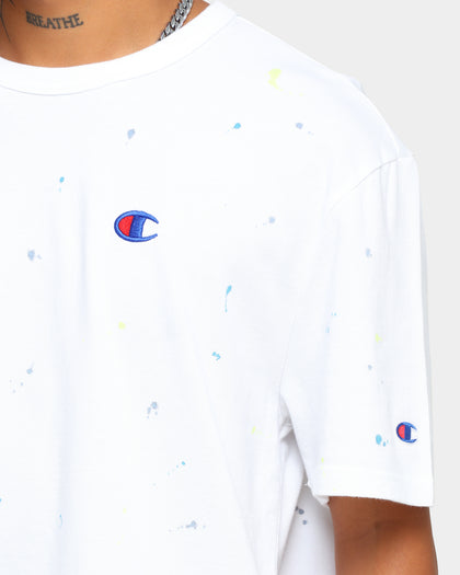 Champion Heritage Paint Splat T-Shirt White