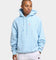 Champion Rev Weave Paint Splatter Hoodie Candid Blue