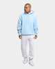 Champion Rev Weave Paint Splatter Hoodie Candid Blue