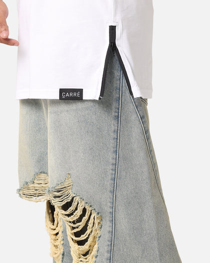 Carré Panneau Short Sleeve T-Shirt White/Black