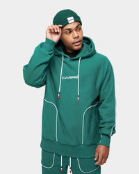 Carre Ange Hoodie Deep Teal