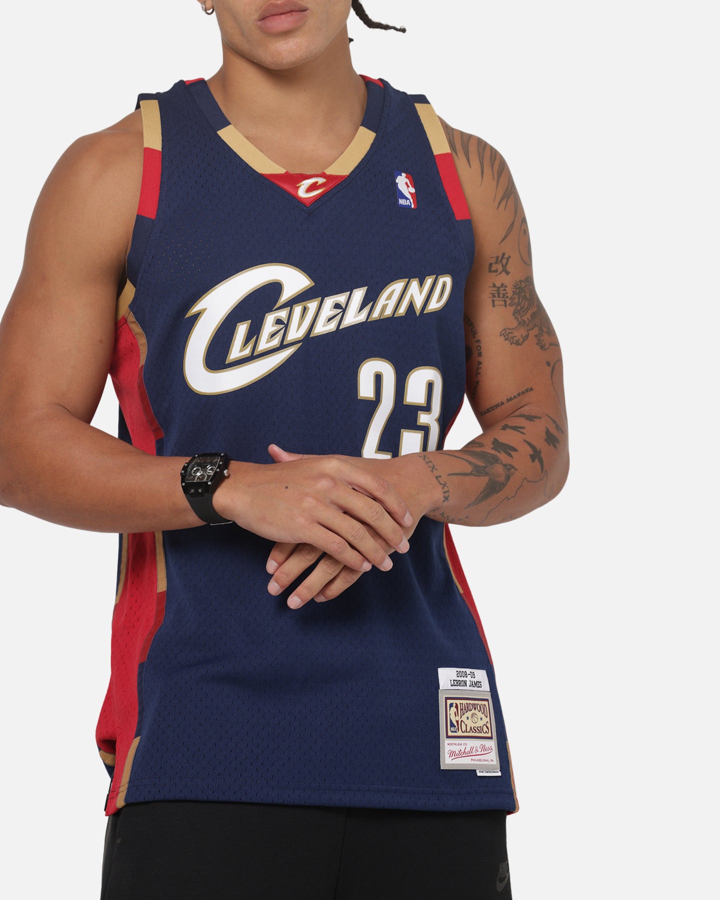 レブロン Cavaliers ユニフォーム XL MITCHELL & NESS Mitchell & Ness Cleveland Cavaliers Lebron James #23 '08-'09