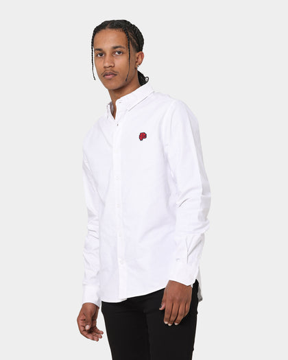 Carre Mono Oxford Button Up Shirt White