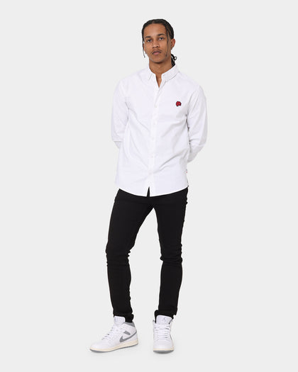 Carre Mono Oxford Button Up Shirt White